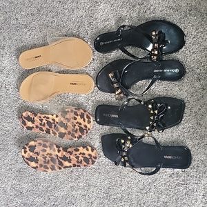 Lot of sandals 4 pairs